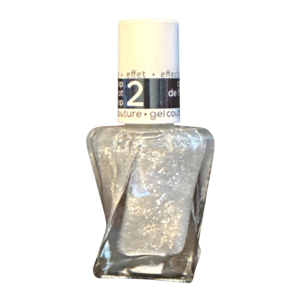 NEW Essie Gel Couture Diamond Dust 05 Glitter Top Coat Nail Polish 0.46 oz
